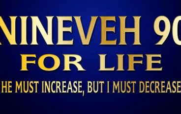 Nineveh 90 for Life. Starts January 1. Let’s Do This Thing!